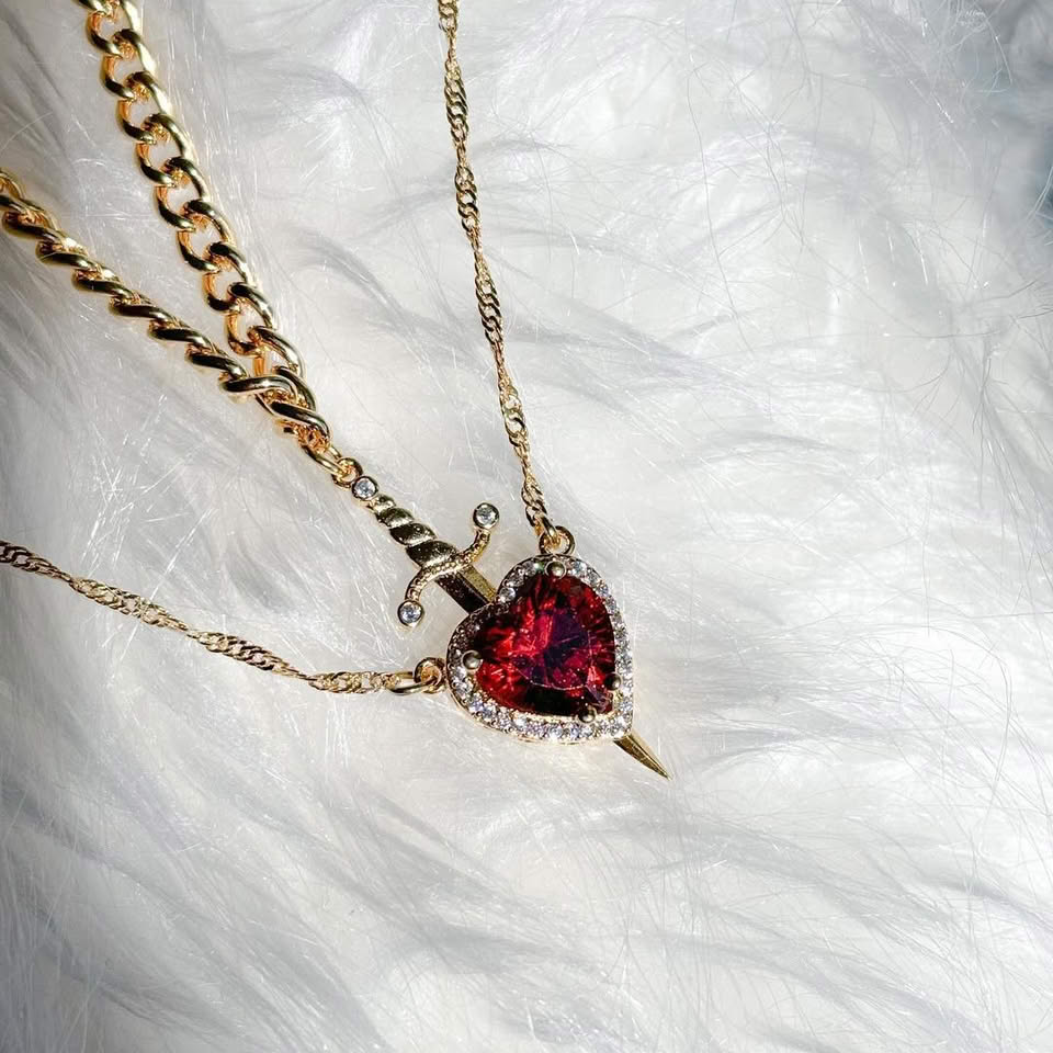 Eternelle Heart and Sword Necklace™