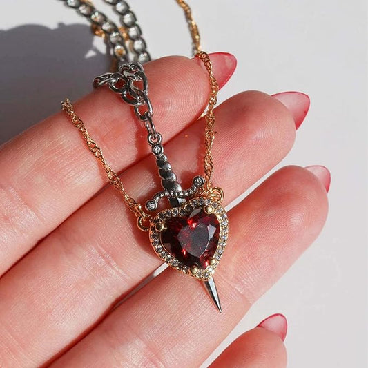 Eternelle Heart and Sword Necklace™