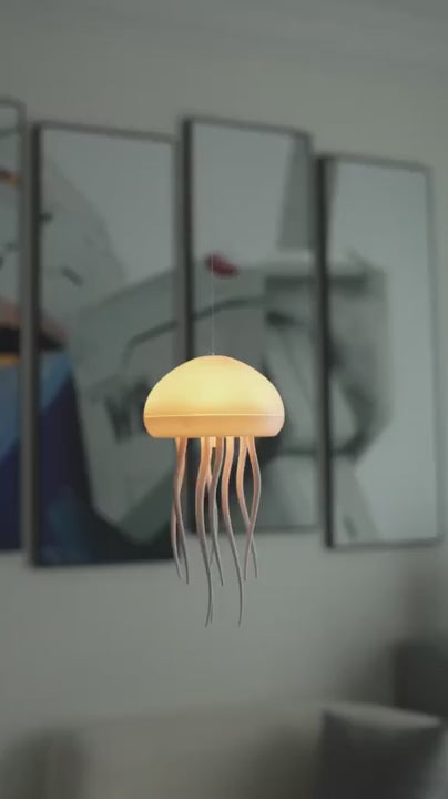 AquaLume Jellyfish Glow Ambiance Lamp