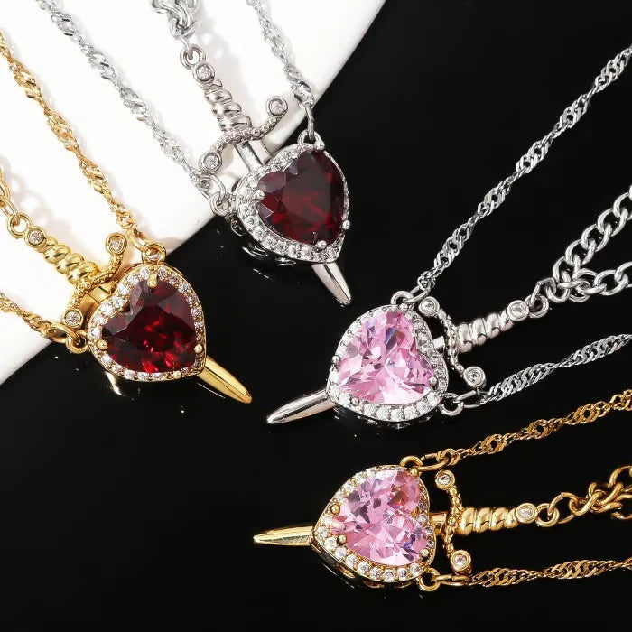 Eternelle Heart and Sword Necklace™